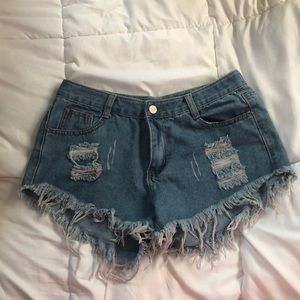 Jean shorts